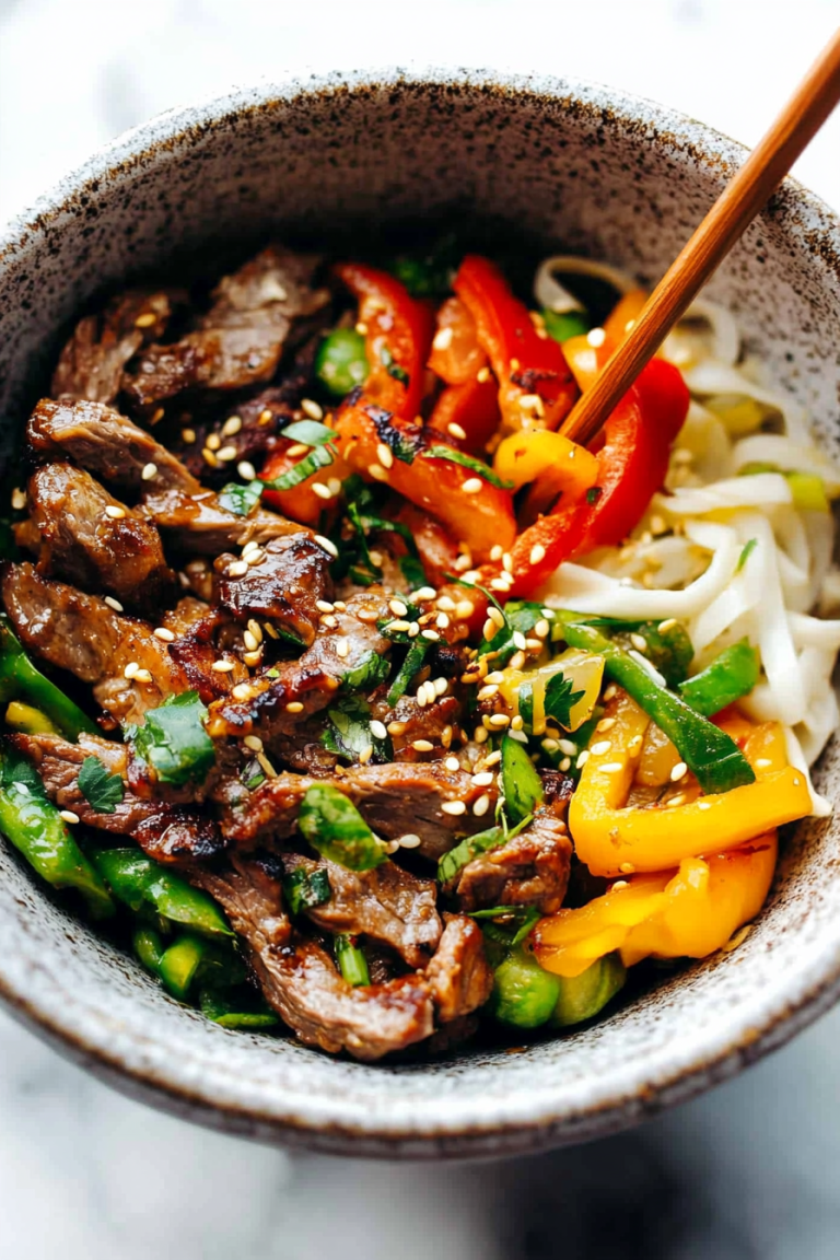 Korean steak bowls