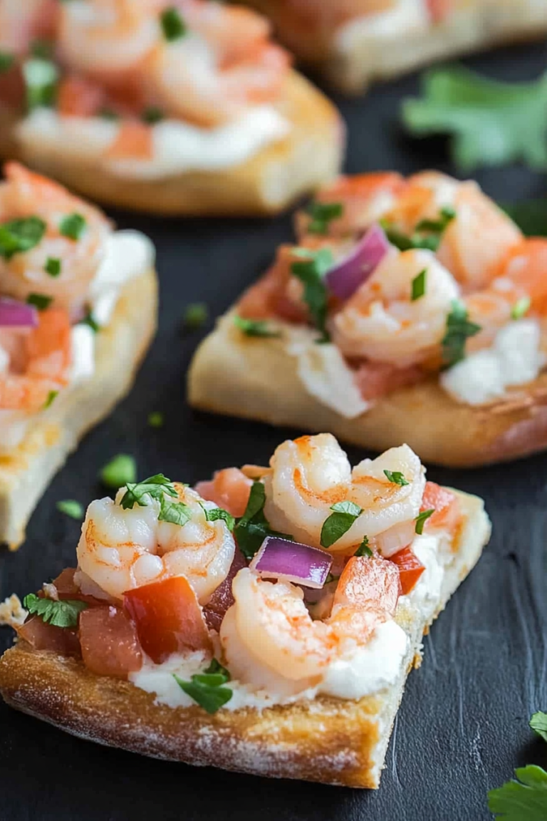 shrimp flatbread