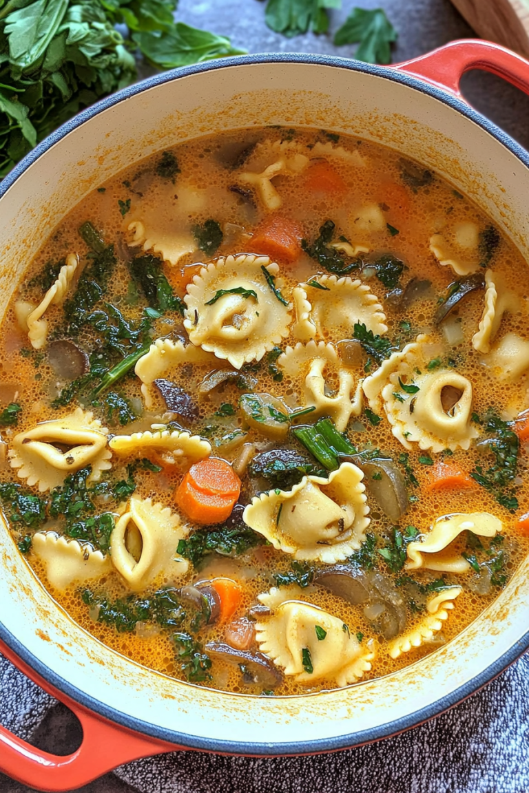 vegetable tortellini soup