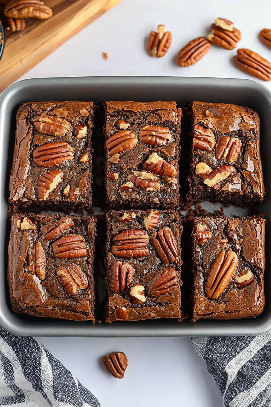 pecan pie brownies